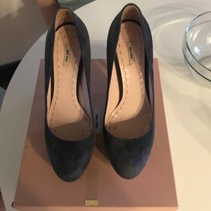 Miu Miu Suede Heels. SEXY!